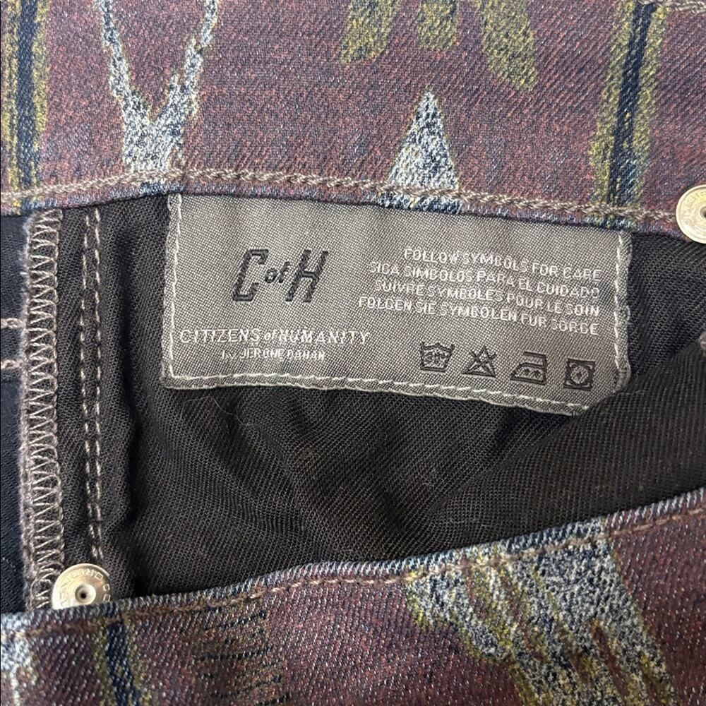 Citizens of Humanity Avedon Tribal Print Skinny Jeans Size 28 - Picture 6 of 9